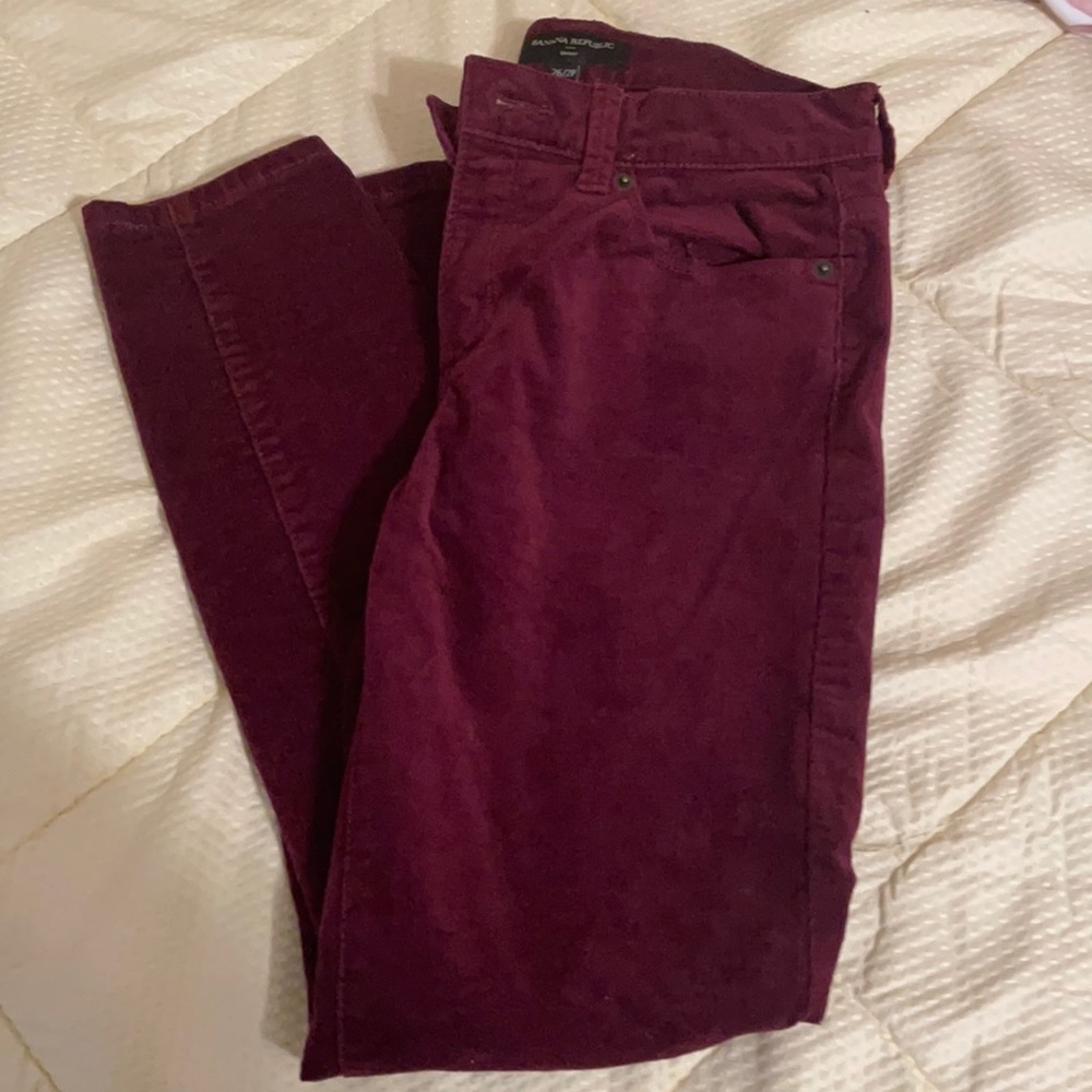 Women’s petite corduroy pants.